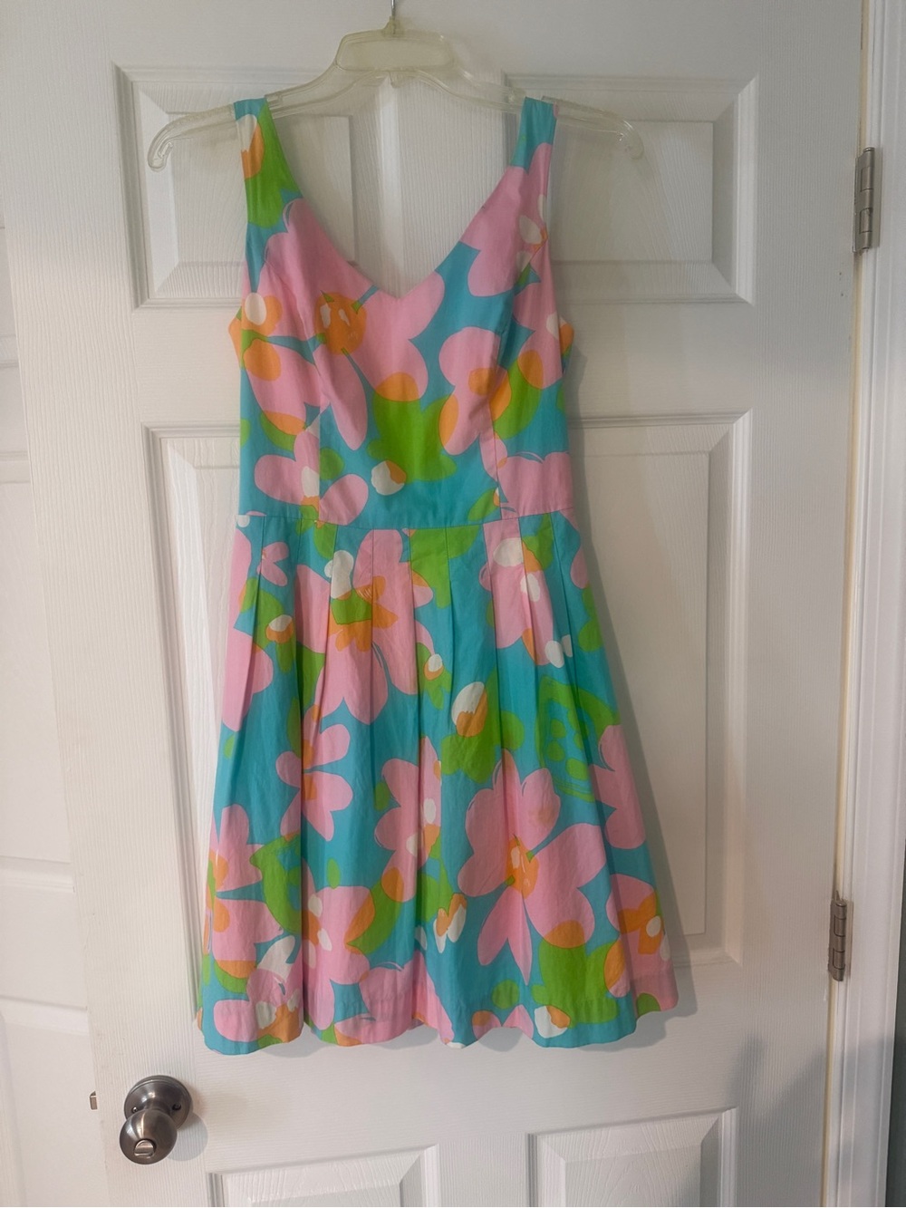 Lilly Pulitzer Turquoise Pink & Green Floral Sundress